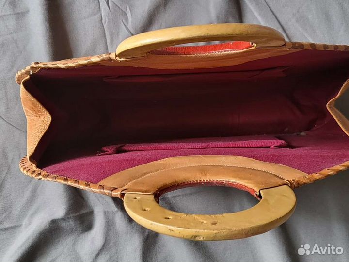 Сумочка китайская раритет натуральная кожа