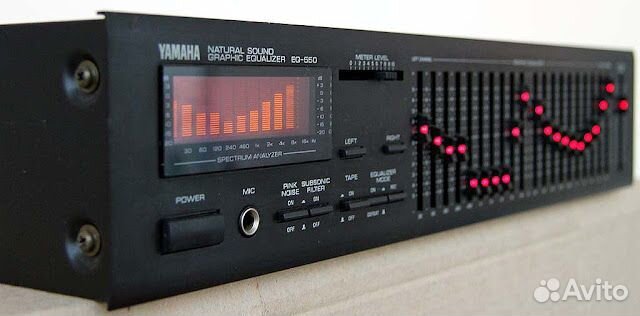 Редкий эквалайзер Yamaha EQ-550, 220v