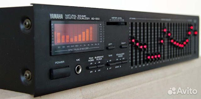 Редкий эквалайзер Yamaha EQ-550, 220v