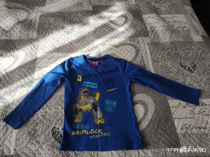 Лонгсливы 4 шт. и водолазка, р. 116