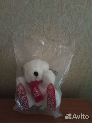 Сувенирный мишка. Сочи 2014. Кока кола