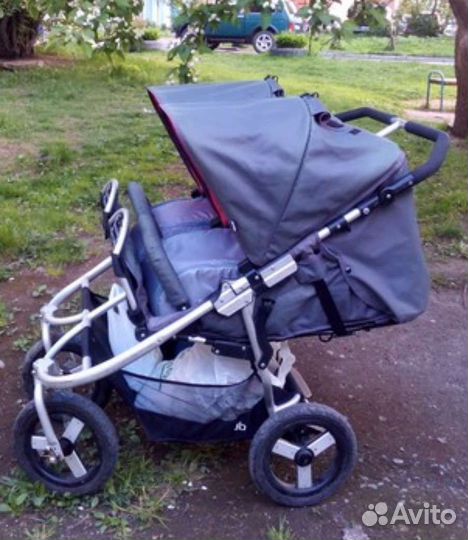Прогулочная коляска для двойни бу