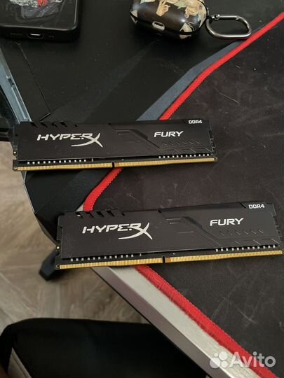 Оперативная память ddr4 Hyperx fury 8gb