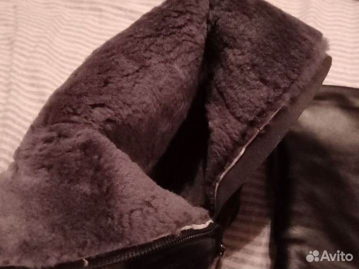 Зимние женские сапоги 38 натуральная кожа