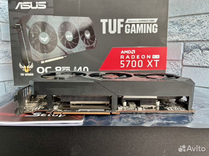 Видеокарта Rx 5700 XT 8GB Asus TUF Gaming/Пломба