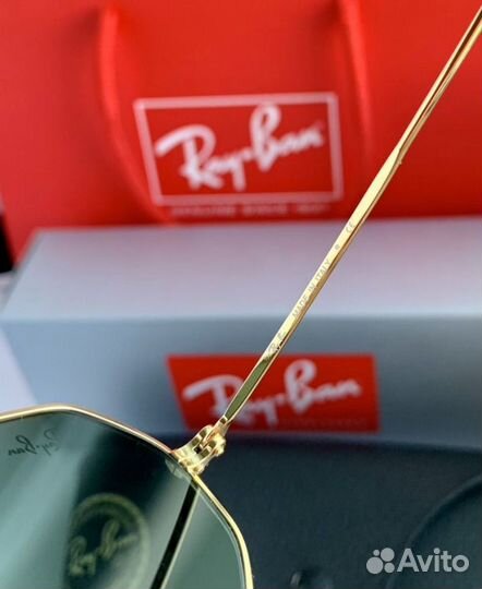 Очки ray ban octagonal зеленые