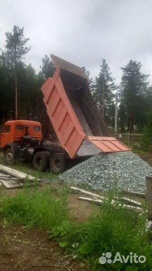 Песок,щебень,отсев, галька доставка