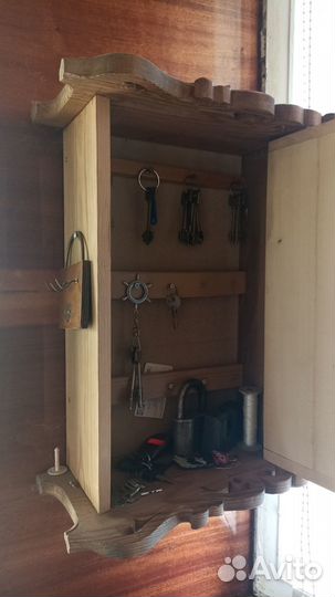 Хлебница резная деревянная СССР