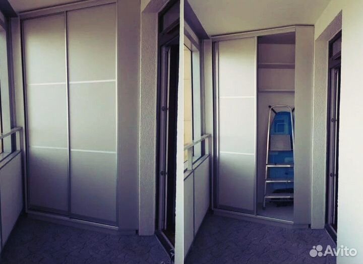 Шкаф на балкон на заказ