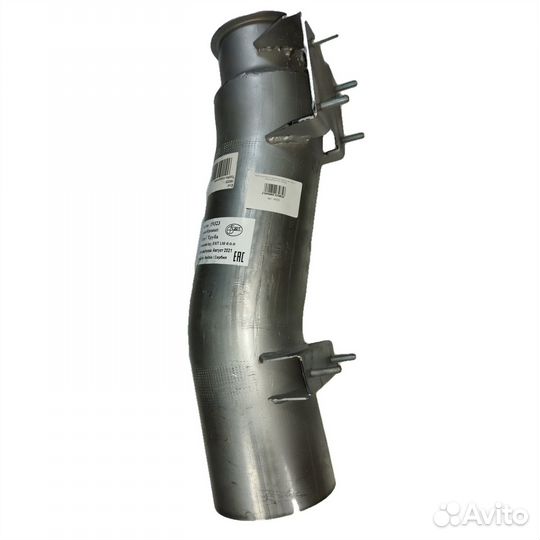 Труба глушителя от турбины до трубы 1-изг. 45гр