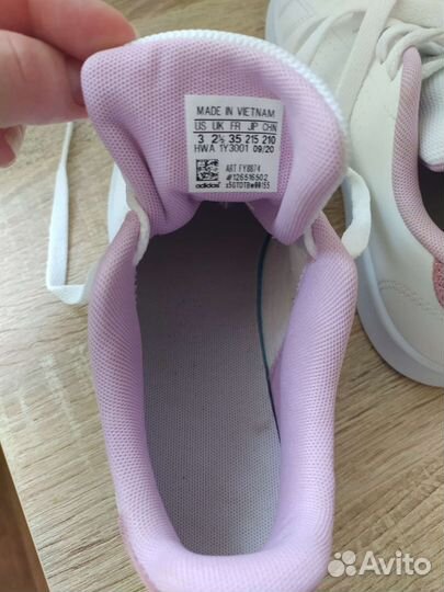 Кеды adidas для девочки