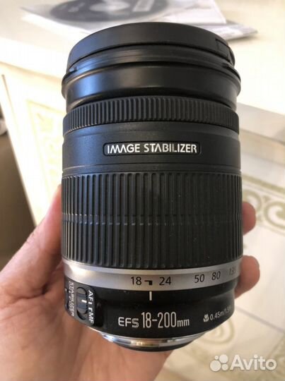 Объектив canon efs 18-200mm