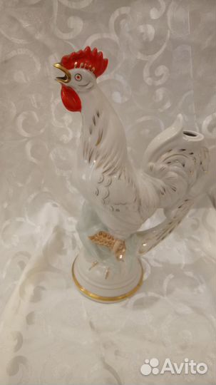 Статуэтка фарфор петух
