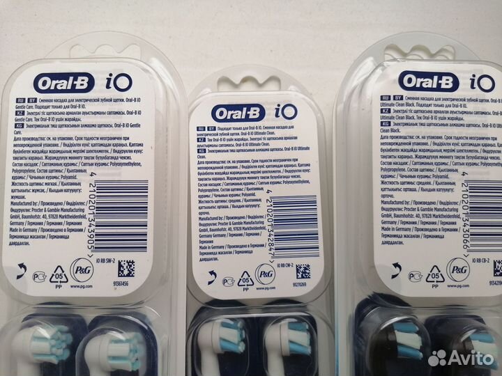 Насадки для зубной щетки Oral B iO