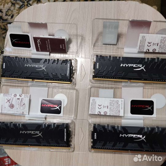 Hyperx predator 32gb (4 плашки)