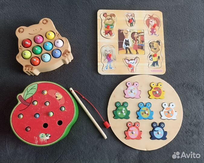 Детские развивающие игрушки пакетом