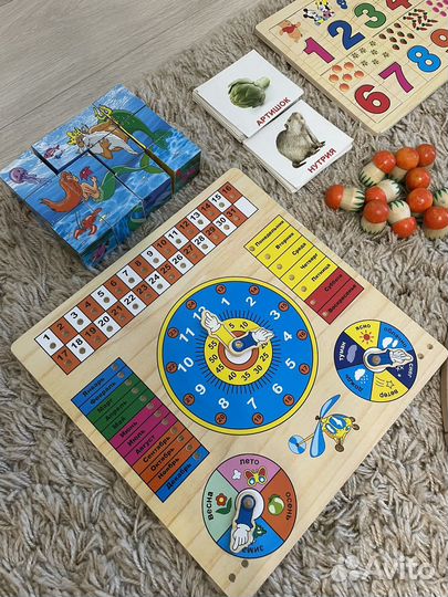 Развивающие деревянные игрушки