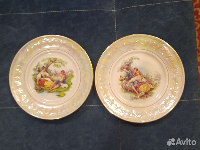 Тарелки Дулево 27 см, 1997 год, 1 сорт