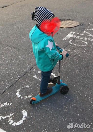 Самокат mini micro sport aqua