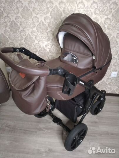 Детская коляска 3в1 Adamex Verdi Mocca