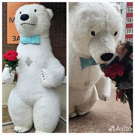Белый мишка/ Кинг Конг/ Сюрприз Ростовыми куклами