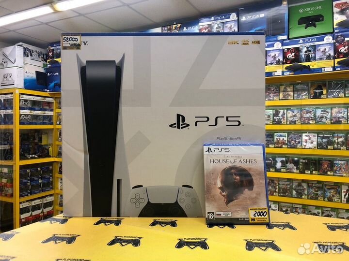 Sony PS5 Новая + House of Ashes