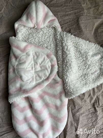 Конверт для новорождённого розовый