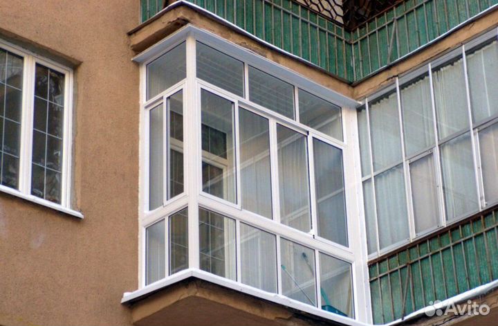 Остекление балконов и лоджий под ключ E3323