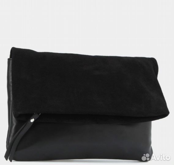 Сумка женская натуральная замша/кожа Италия