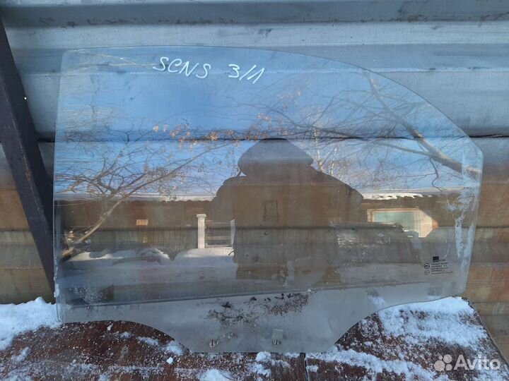 Стекло заднее левое заз Sens