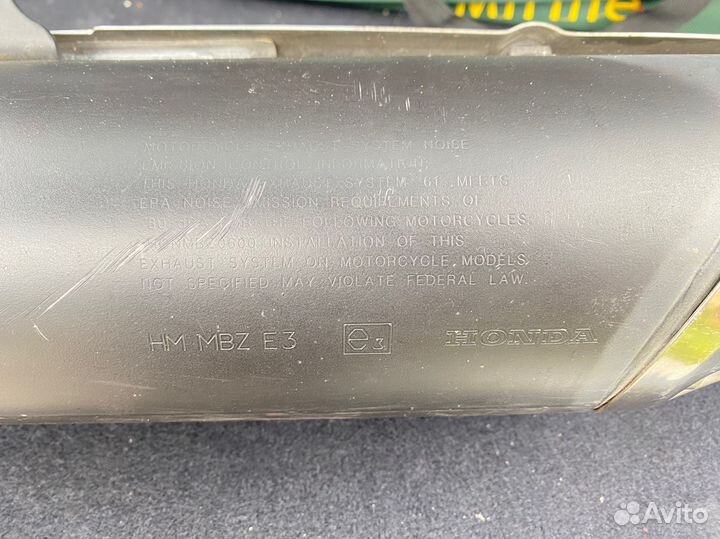 Глушитель на мотоцикл CB 600 hornet 02-06