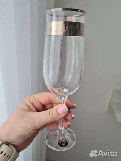 Фужеры СССР богемия bohemia