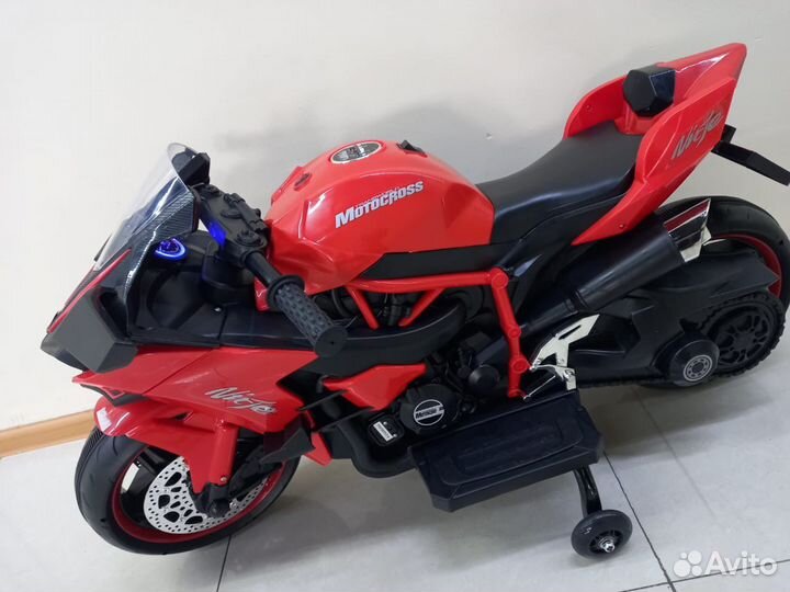 Детский электро мотоцикл (кавасаки)
