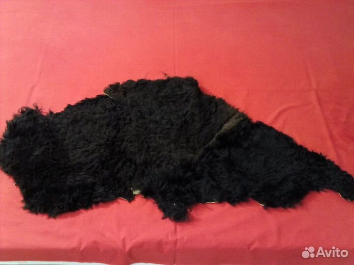 Куски шкуры овчины -3шт \ Выделка фабричная \