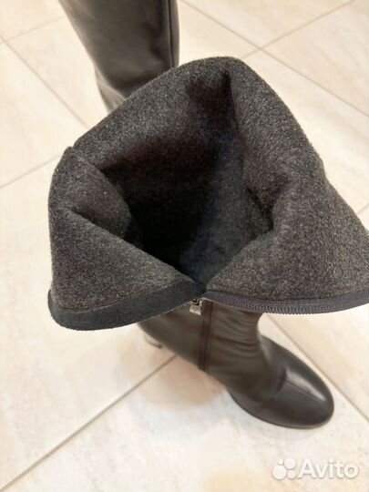 Сапоги женские натуральная кожа 38