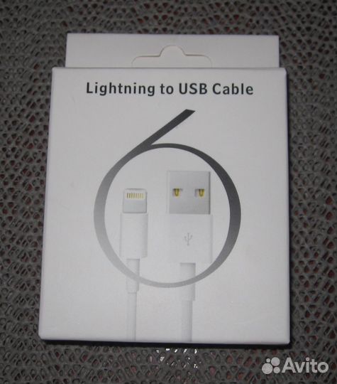 Usb кабель Lightning для Apple iPhone 1м