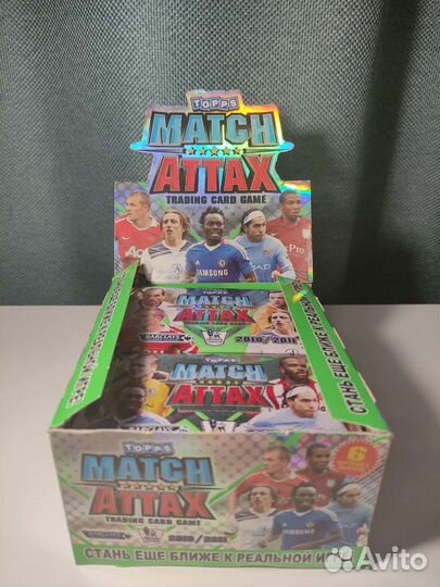 Блок карточек topps апл 2010-11 Match Attax