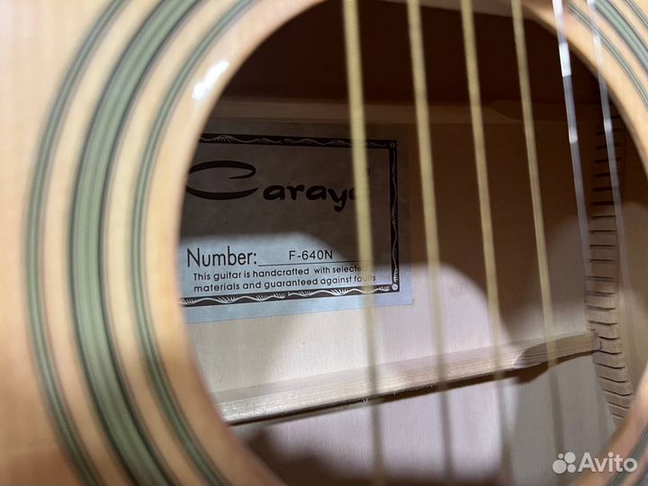 Акустическая гитара дредноут с чехлом