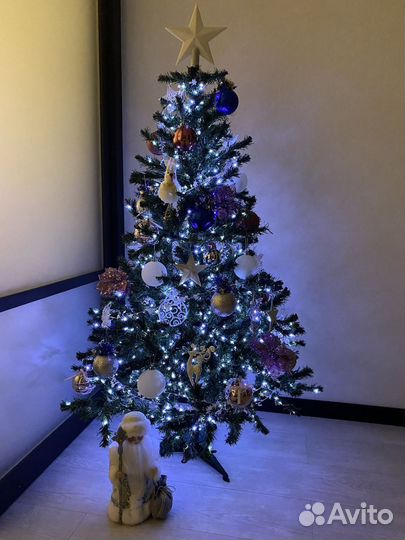 Гирлянда нить роса 50м