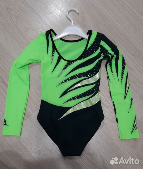 Спортивный купальник для гимнастики 122-128 размер