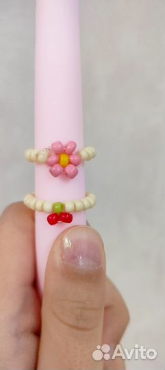 Кольцо из бисера