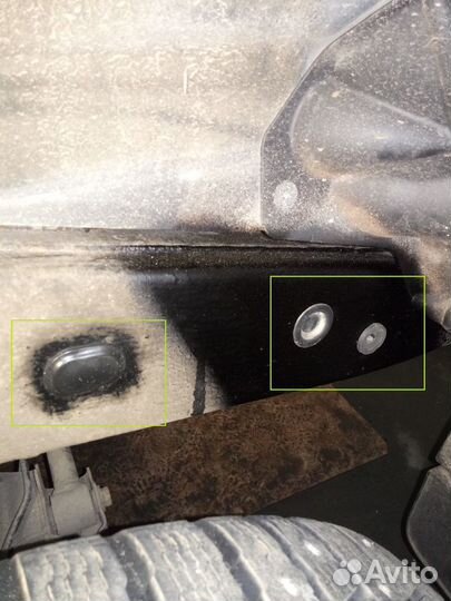 Набор резиновых заглушек в раму Прадо 120/95