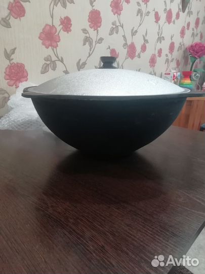 Узбекский казан чугунный 12л