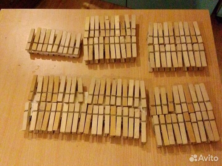 Прищепки деревянные СССР новые