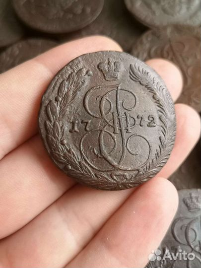 Кладовые пятаки Екатерины II