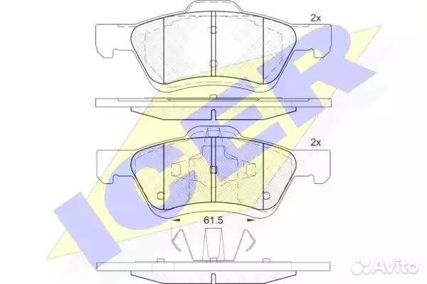 Колодки торм.диск. Maverick Tribute