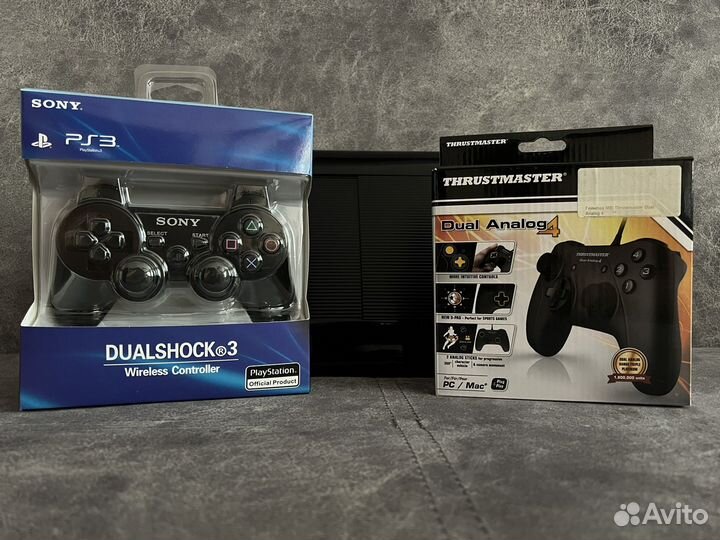 PS3 1850 игр, 2 геймпада, прошитая