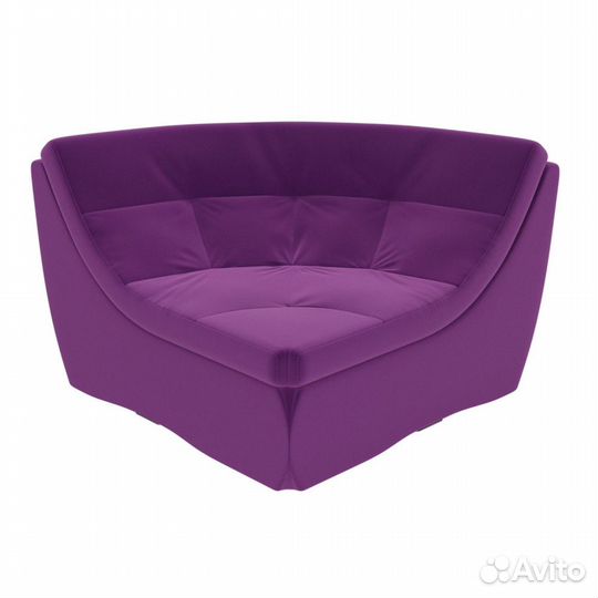 Угловой модуль Холидей Экокожа белая