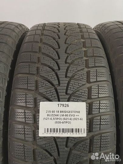 Bridgestone Blizzak LM-80 Evo 235/60 R18