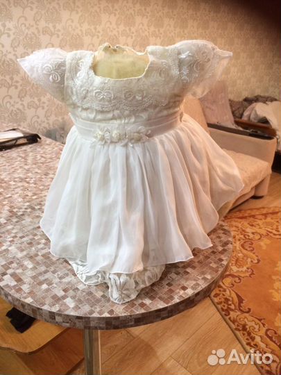 Нарядное платье для девочки 1-2года